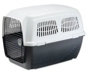 Ferplast Clipper 6 Transportino tmavo šedá / Prepravka pre psov / 93x65x68 cm / plast / veľké a obrie plemená