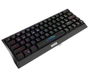 Marvo HECATE 61WR čierna / Klávesnica / mechanická / Tri-mode / RGB podsvietenie / červené spínače
