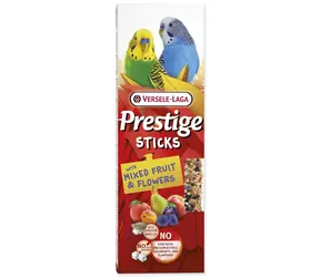 Versele-Laga Prestige tyčinky s ovocím a kvetmi 2×60 g / Maškrty pre papagáje / pre andulky a malé papagáje