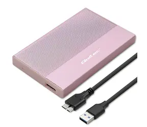 Rámček pre HDD/SSD 2,5" ružový / USB rámček / SATA / USB 3.0 / 5 Gb/s / max. 2 TB