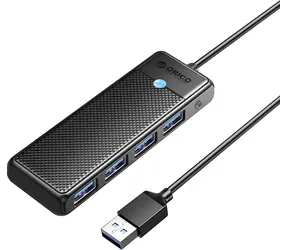 Orico USB hub 4X USB-A čierna