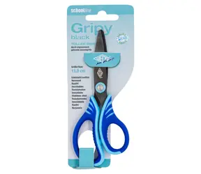 WEDO Gripy Black / Nožnice / 13 cm / okrúhla špička / čierne