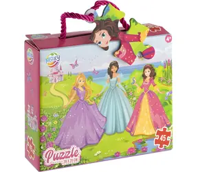 MOXY Puzzle Princezné / 45 dielikov / 39 x 29 cm