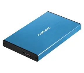 Natec Rhino GO modrý / Externý box / 2,5" HDD / SSD / USB 3.0 / SATA III / hliníkový