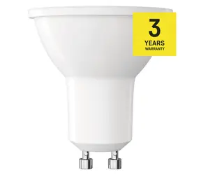 GP MET LED žiarovka MR16 GU10 3W 345lm teplá biela / Žiarovka / 3000K / 100° / Nestmievateľná