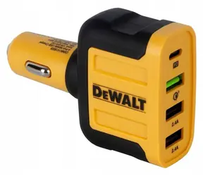 DeWalt DWT1419009 / Nabíjačka / 3x USB-A / 1x USB-C / 2,4 A