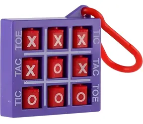 TOI-TOYS Prívesok na kľúče Piškvorky / Kľúčenka / hracie pole 3x3