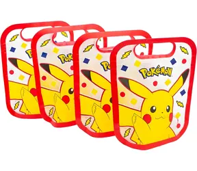 STOR Sada uzatvárateľných vreciek Pokémon / Vrecko / 4 ks / Zip / Bez BPA