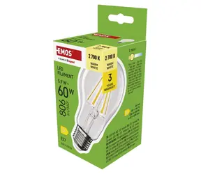 Emos LED žiarovka Filament A60 5,9 W