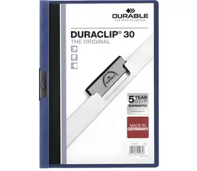 Durable DURACLIP tmavo modrá