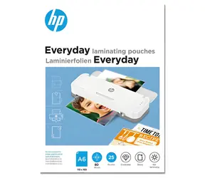 HP Everyday A6 / Laminovacie fólie / 80 mic / lesklé / 25 ks