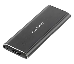 Natec Rhino M.2 NVMe Lite čierna / Externý box pre SSD / M.2 NVMe / USB-C 3.2 Gen 2 / 10 Gb/s