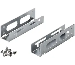 OEM Redukcia 5,25" na 3,5" kovový pár / Redukcia / pre disk 3,5" v pozícii 5,25" / kov