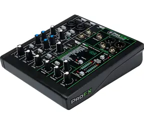 Mackie ProFX6v3 čierna / Mixážny pult / 6 kanálov / USB-C / Bluetooth / Phantomové napájanie 48V