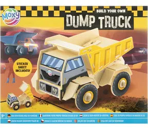 MOXY 3D puzzle Nákladné auto / Bez lepidla / Prírodný materiál