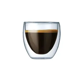 Bodum Pavina 4557-10 / Sada 2 pohárov na Espresso / 80 ml / Dvojstenné