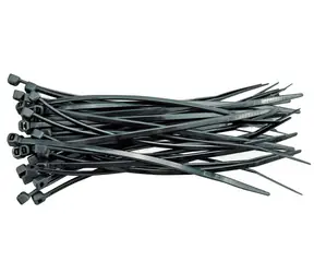 Vorel Sťahovacie pásky čierne 2,5 x 200 mm / Sťahovacia páska / 100 ks