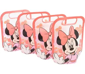 STOR Sada uzatvárateľných vreciek Minnie / Vrecko / 4 ks / Zip / Bez BPA