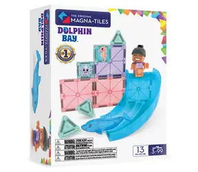 MAGNA-TILES® Magnetická stavebnica Dolphin Bay / 13 dielikov