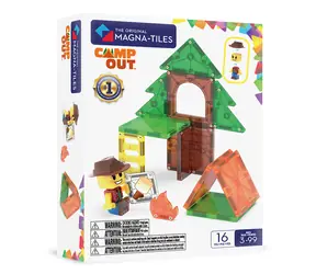 MAGNA-TILES Magnetická stavebnica Camp Out / 16 dielikov / od 3 rokov