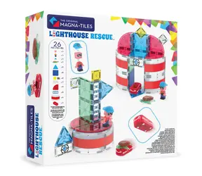 MAGNA-TILES Magnetická stavebnica Lighthouse Rescue / 26 dielov / od 3 rokov