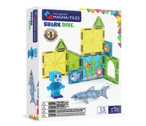 MAGNA-TILES Magnetická stavebnica Shark Dive / 13 dielikov / od 3 rokov