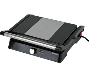 Lund Kontaktný gril 3 v 1 čierna / Kontaktný gril / 2000 W / rozklad 180 ° / plocha 29x23 cm