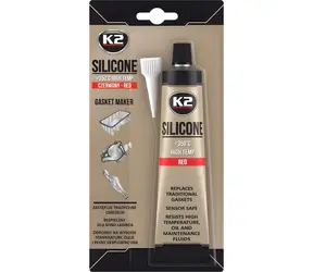 K2 Silikón pre tesnenie motora červený 85g / Tesniaca hmota / Silikónový tmel / 85 g