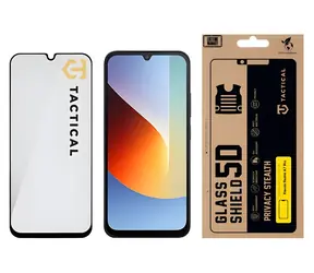 Tactical Glass Shield Privacy Stealth 5D Redmi A7 Pro čierna / Ochranné sklo / pre XIAOMI Redmi A7 Pro