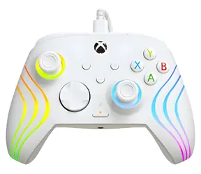 Turtle Beach Afterglow Wave biela / Gamepad / pre Xbox Series X/S, Xbox One, PC / USB-C / RGB podsvietenie