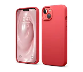 Elago Silicone Case pre Apple iPhone 13 červená / Silikónový kryt