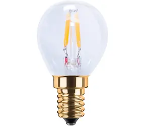 SEGULA LED Mini číra / Žiarovka / E14 / 1,5 W (10W) / 90lm / 2200K / stmievateľná