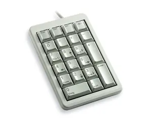 Cherry NumPad US layout šedá / Numerická klávesnica / USB / 21 kláves / 1,75 m
