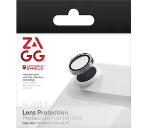 ZAGG InvisibleShield Premium Glass fialová trblietka / Ochranné sklo šošoviek / Apple iPhone 17 Air
