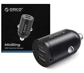 Orico MR-30-2C-BK-EP čierna / Autonabíjačka / 2x USB-C / 30W
