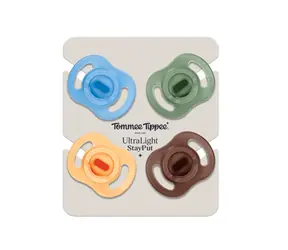 Tommee Tippee Ultra-light cumlík 18-36m Boy / Silikónový cumlík / 4 ks / Bez BPA
