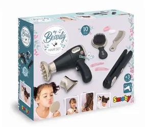 Smoby My Beauty Kadernícka sada s fénom / Detská kadernícka sada / Fén so zvukom a svetlom