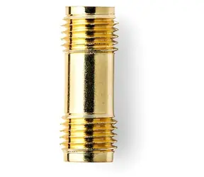 Nedis SMA adaptér SMA(F)-SMA(F) zlatá