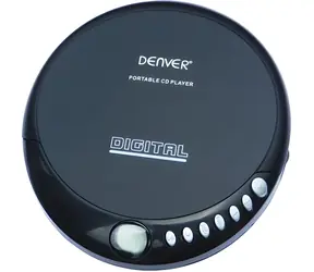 Denver DE-DM-24 / CD prehrávač / prenosný / LCD displej / slúchadlá v balení