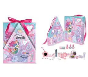 MAC TOYS Adventný kalendár Morská víla / Líčidlá, zrkadlo a doplnky do vlasov