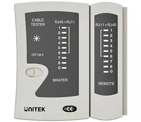 Unitek OT140AGY01 / Tester sieťových káblov / RJ45 / RJ11