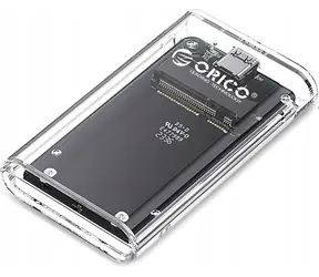 Orico TC10-MS transparentné / Externý box / mSATA / USB-C 3.2 Gen 1 / 5 Gbps