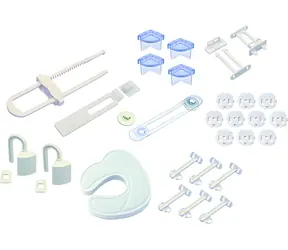 Olympia H+H Baby Safety 877 / Detské zabezpečenie / sada 28 ks / skrinky a zásuvky