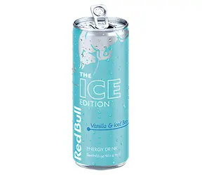 Red Bull Ice Edition Vanilla & Iced Berry / Energetický nápoj / 12 ks v kartóne / plechovka