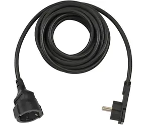 Brennenstuhl predlžovací kábel čierna / Predlžovací prívod / 5 m / IP20 / H05VV-F 3G1,5