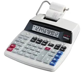 GENIE D69 PLUS šedá / Kalkulačka s tlačou / 12miestna / LCD displej / 162 lpm