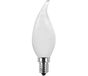 SEGULA LED sviečka Windstoß matná / Žiarovka / E14 / 3,2 W / 270lm / 2700K / stmievateľná