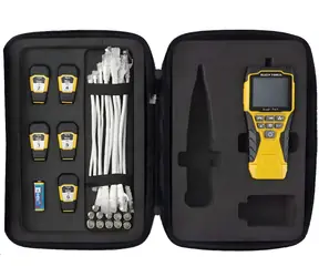 Klein Tools VDV Scout Pro 3 Tester Kit / Tester káblov / RJ45 + F-konektor / PoE test / dĺžka do 610 m / LCD displej