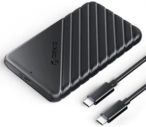 Orico 25PW1C-C3-BK-EP čierna / Box pre 2,5" HDD/SSD / SATA III / USB-C 3.1 / 6 Gbit/s