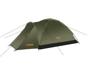NILS Camp NC6010 Hiker tmavo zelený / Turistický stan / 2 osoby / 70 +205 x 150 x 105 cm / vodný stĺpec: 3000 mm